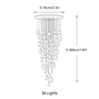 Bloom Porcelain Petals Pendant Light