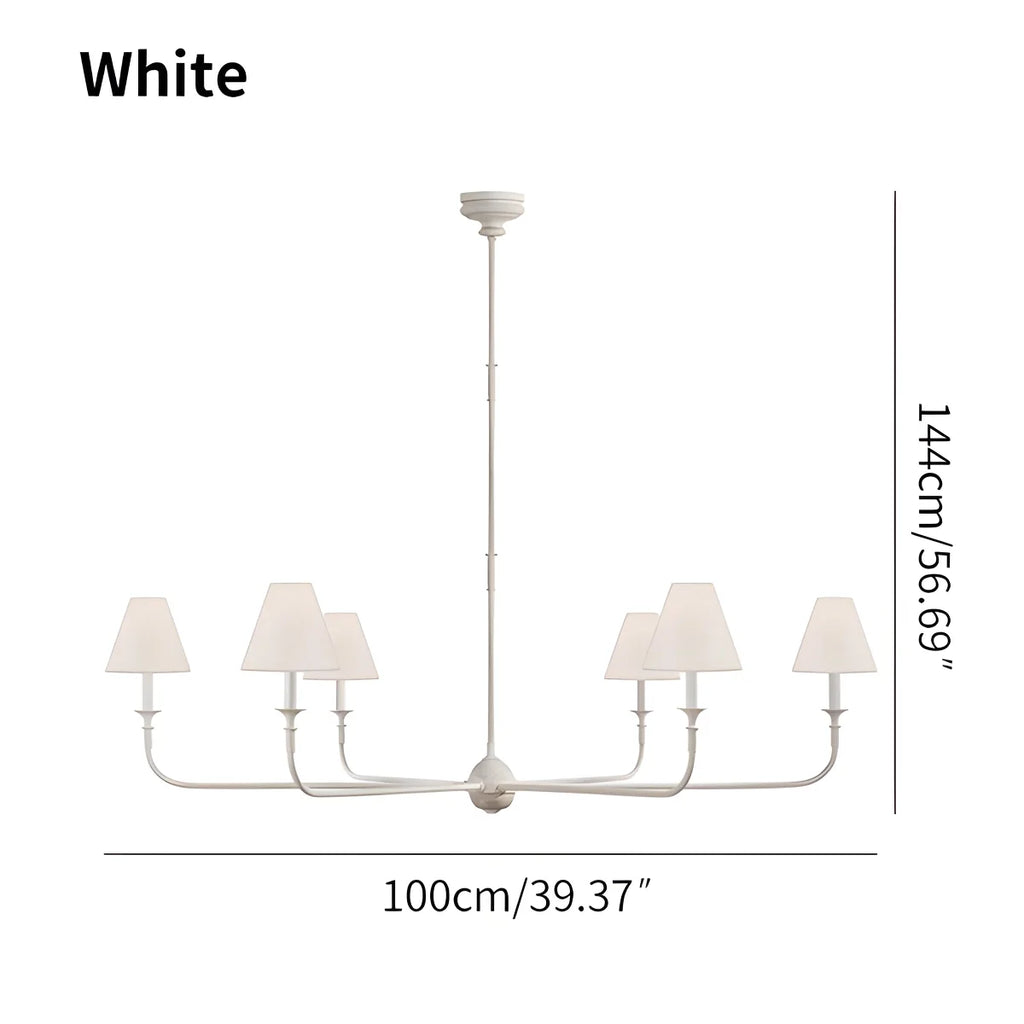 Vintage Retro Metal Chandelier