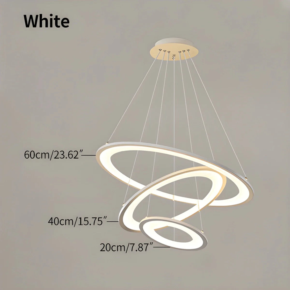 Creative Minimalist Ring Chandelier