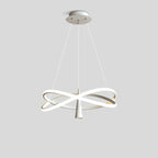 Acrylic Layered Wrap Ring Chandelier