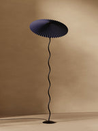 Wiggly Pleated Floor Lamp