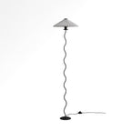 Wiggly Pleated Floor Lamp