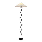 Wiggly Pleated Floor Lamp