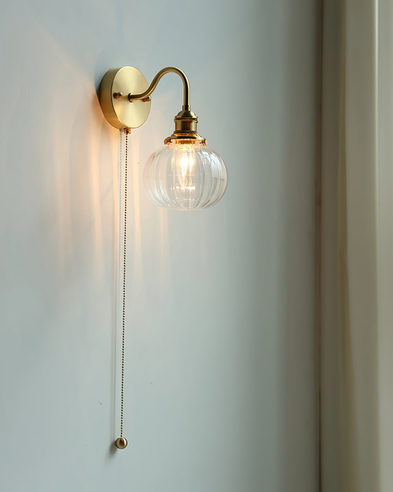 Wingbo Glass Wall Sconce