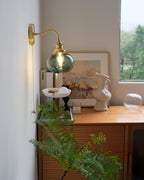 Wingbo Glass Wall Sconce