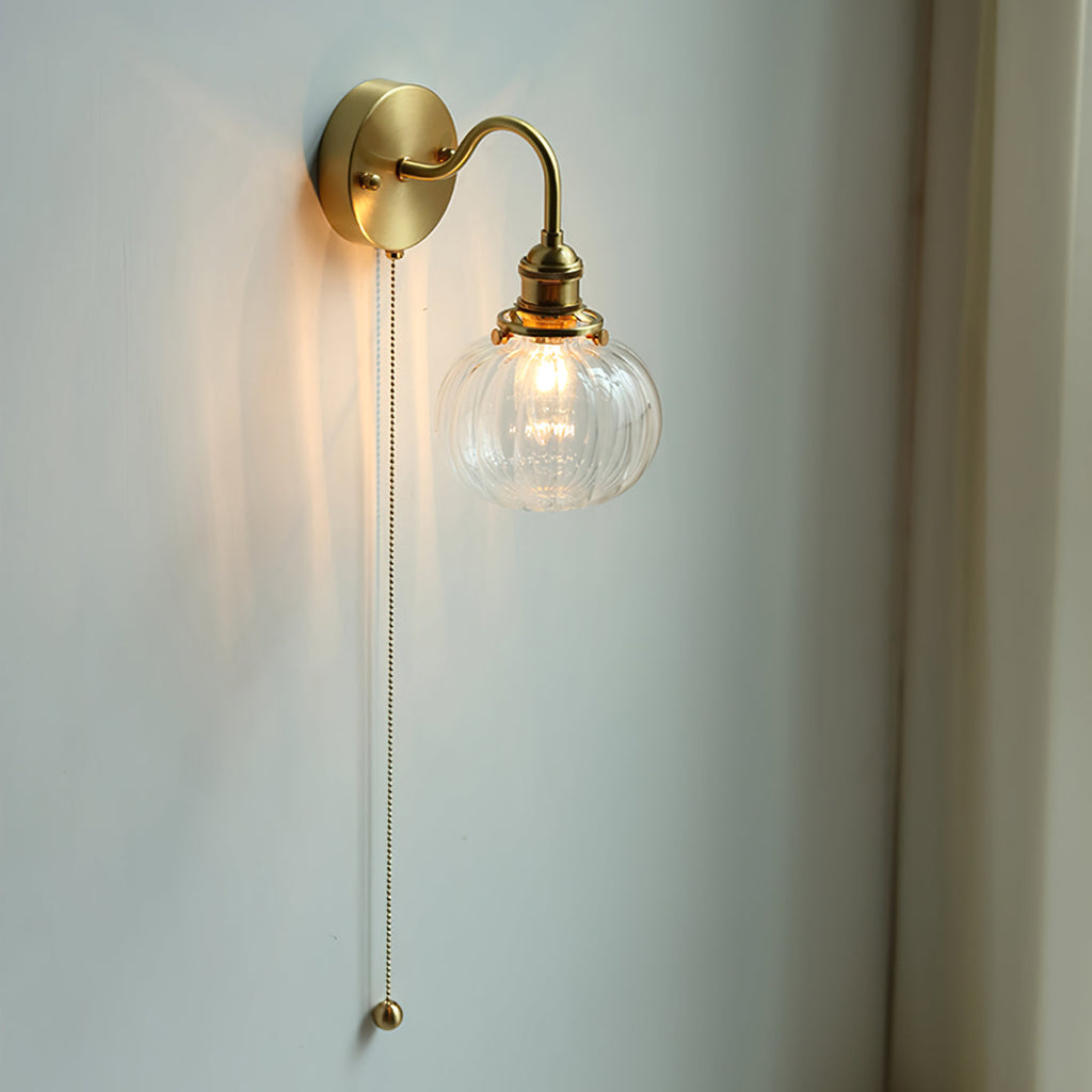 Wingbo Glass Wall Sconce
