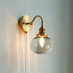 Wingbo Glass Wall Sconce