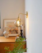 Wingbo Glass Wall Sconce