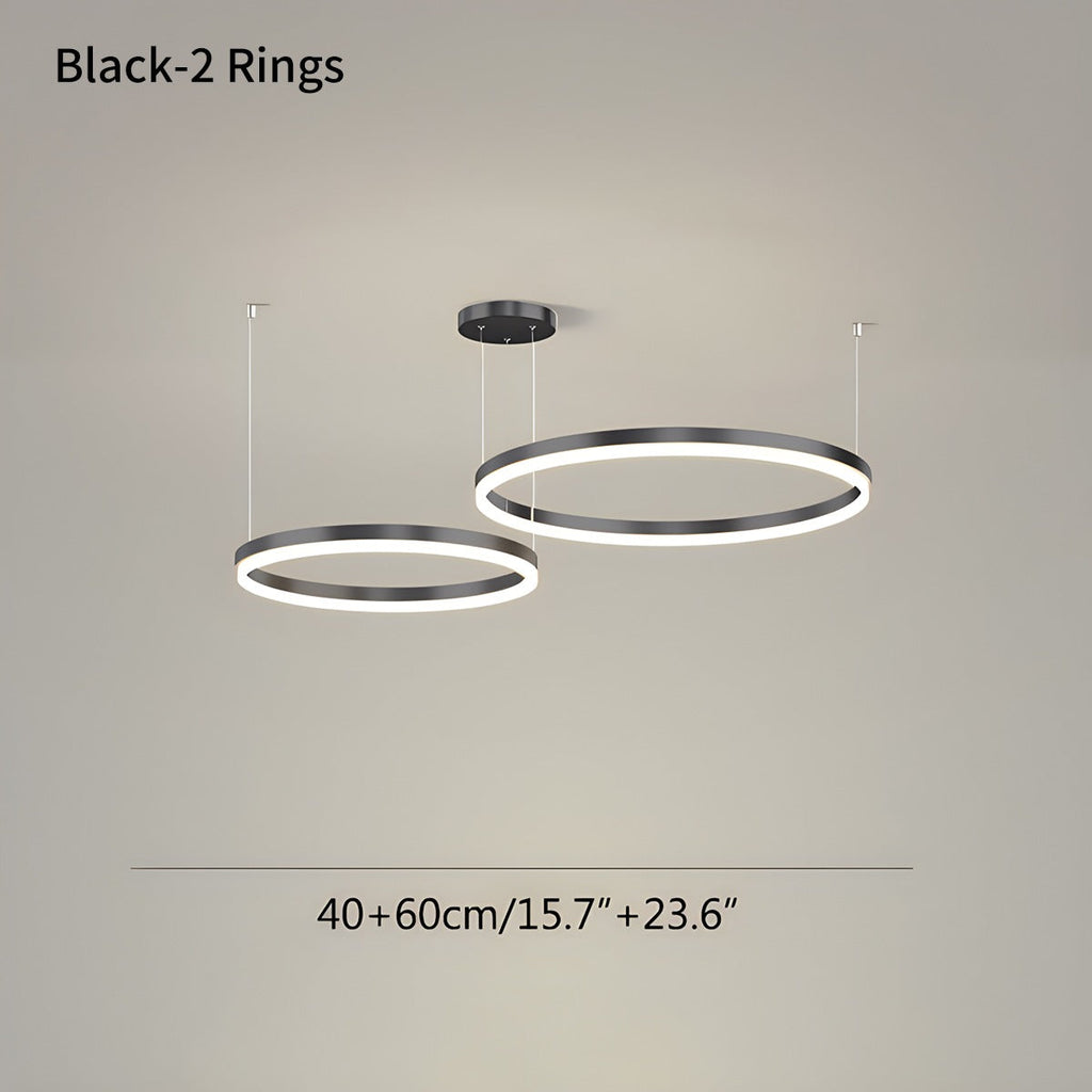 Modern Wireless Ring Chandelier Ceiling Lamp
