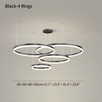Modern Wireless Ring Chandelier Ceiling Lamp