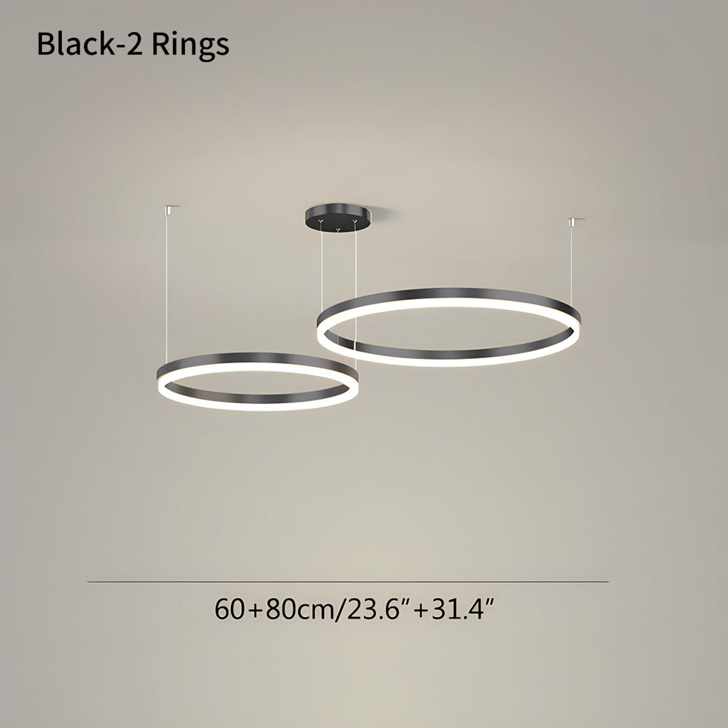 Modern Wireless Ring Chandelier Ceiling Lamp