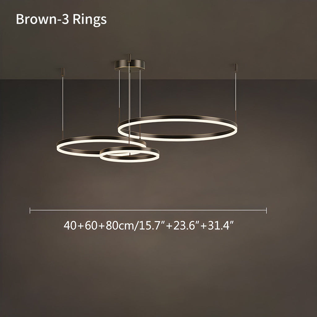 Modern Wireless Ring Chandelier Ceiling Lamp