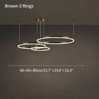 Modern Wireless Ring Chandelier Ceiling Lamp