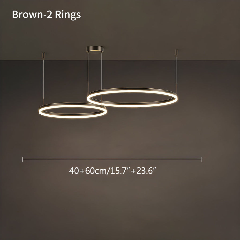 Modern Wireless Ring Chandelier Ceiling Lamp