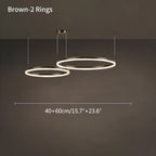 Modern Wireless Ring Chandelier Ceiling Lamp