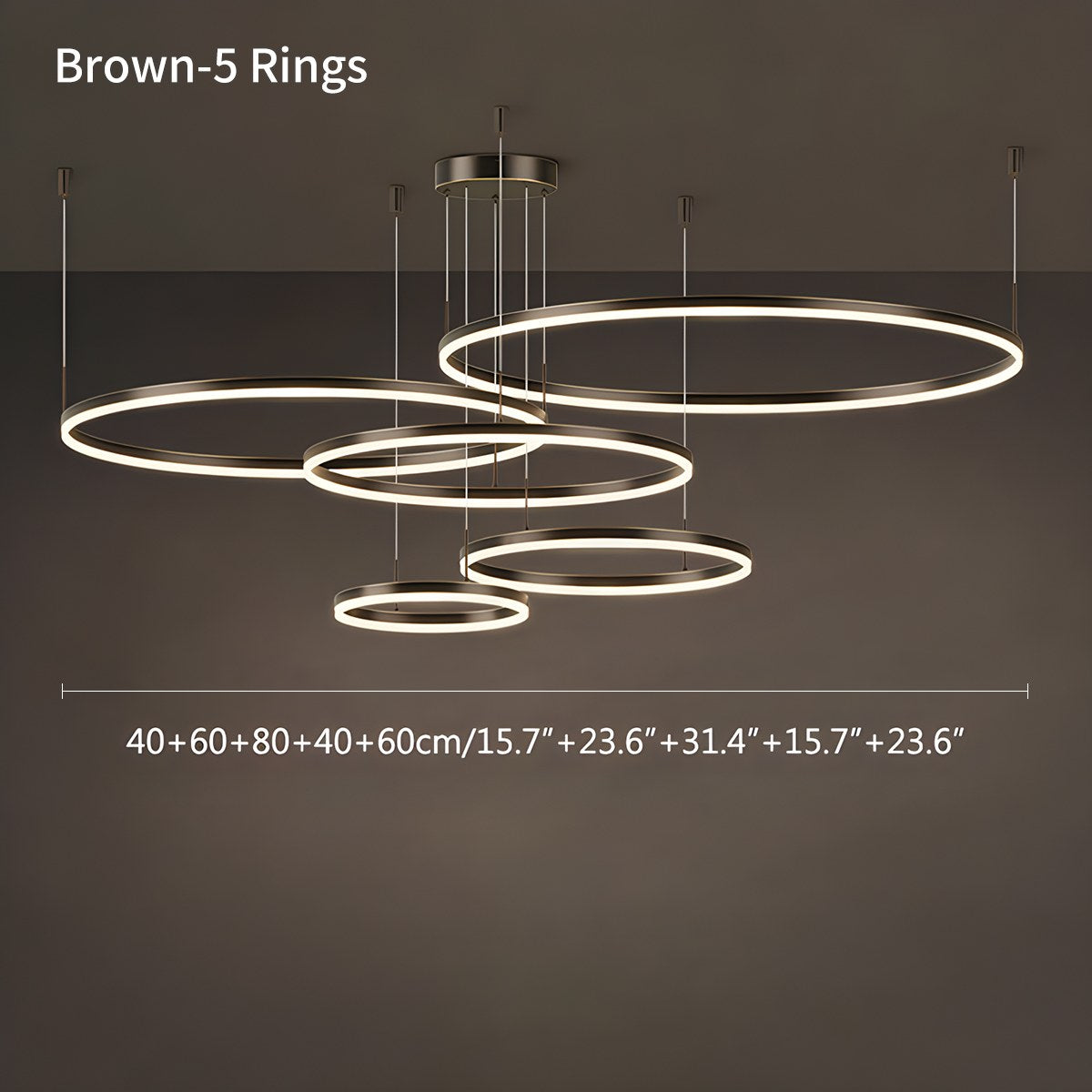 Modern Wireless Ring Chandelier Ceiling Lamp
