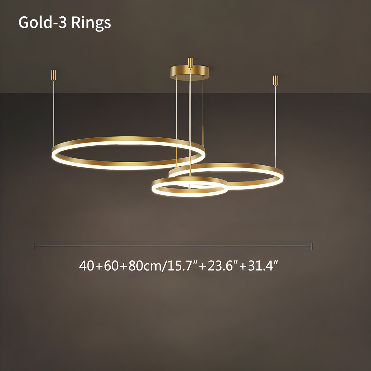 Modern Wireless Ring Chandelier Ceiling Lamp