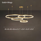 Modern Wireless Ring Chandelier Ceiling Lamp