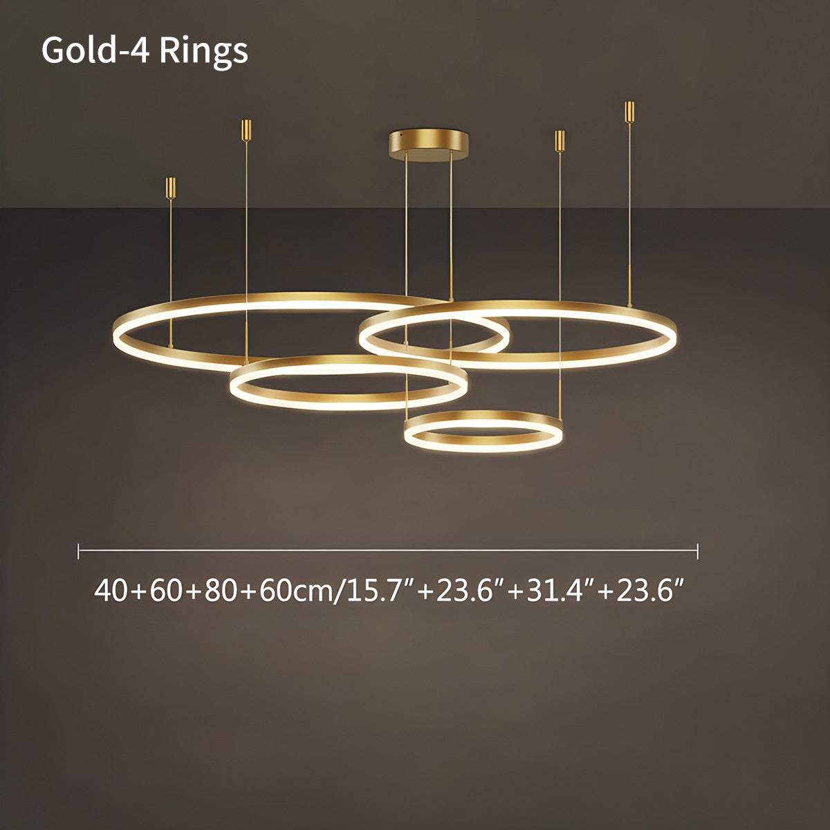 Modern Wireless Ring Chandelier Ceiling Lamp