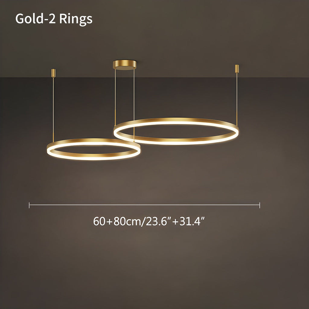 Modern Wireless Ring Chandelier Ceiling Lamp
