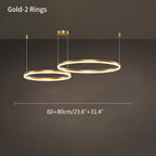 Modern Wireless Ring Chandelier Ceiling Lamp