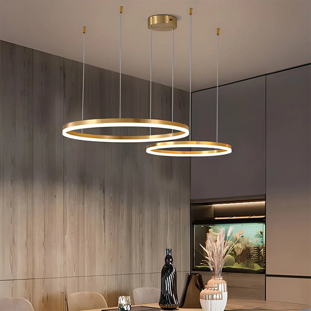 Modern Wireless Ring Chandelier Ceiling Lamp