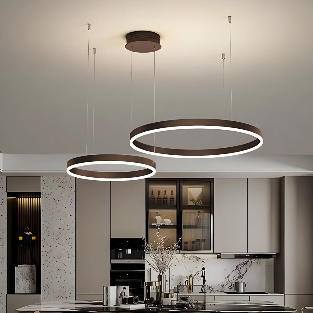 Modern Wireless Ring Chandelier Ceiling Lamp