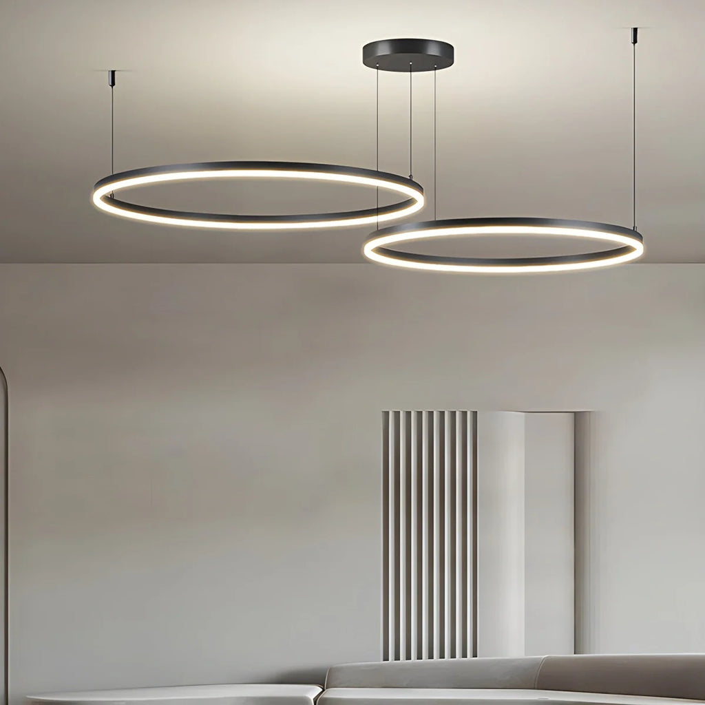 Modern Wireless Ring Chandelier Ceiling Lamp