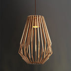 Wood Cage Pendant Lamp