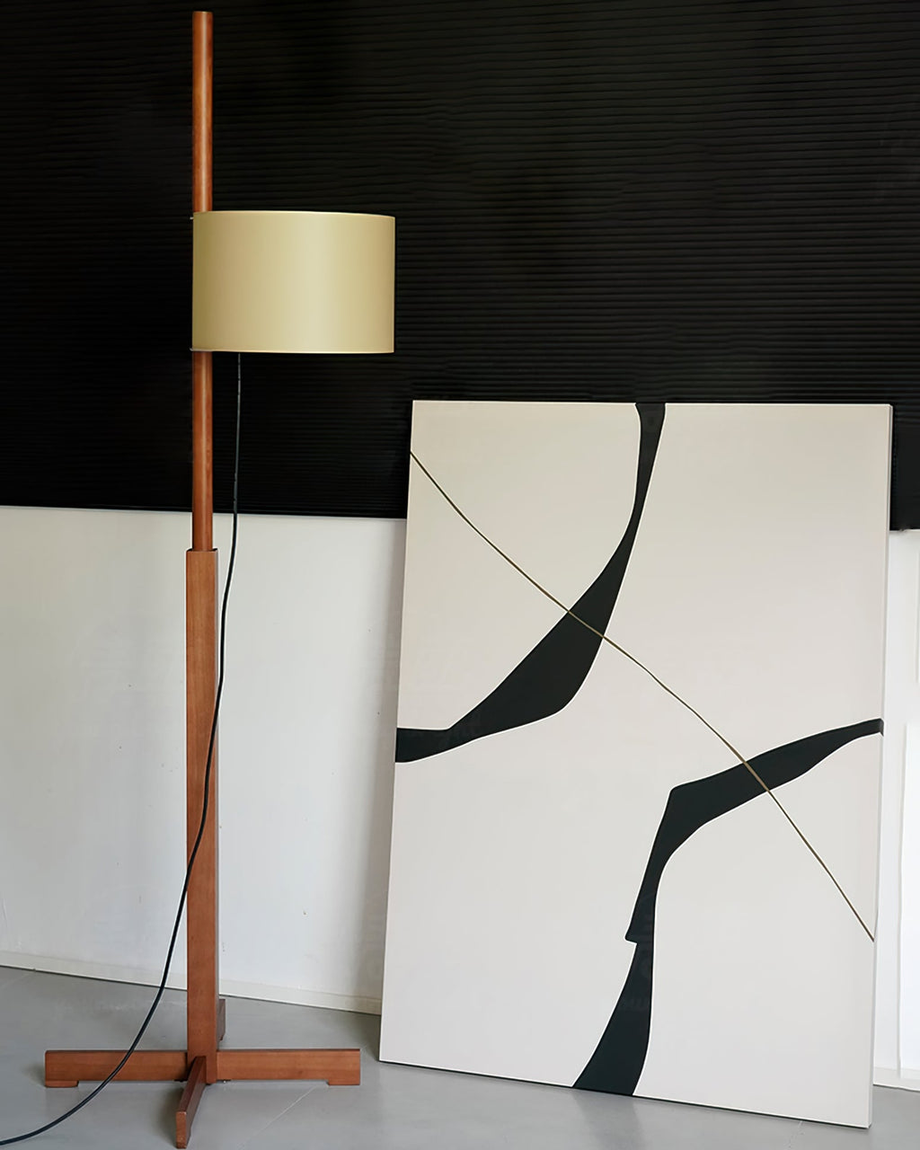Wood Tmm Floor Lamp
