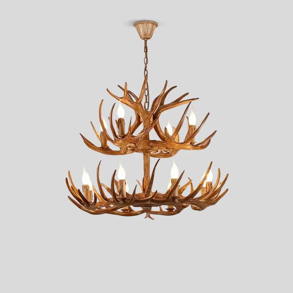Antler Shape Resin Chandelier for Living Room