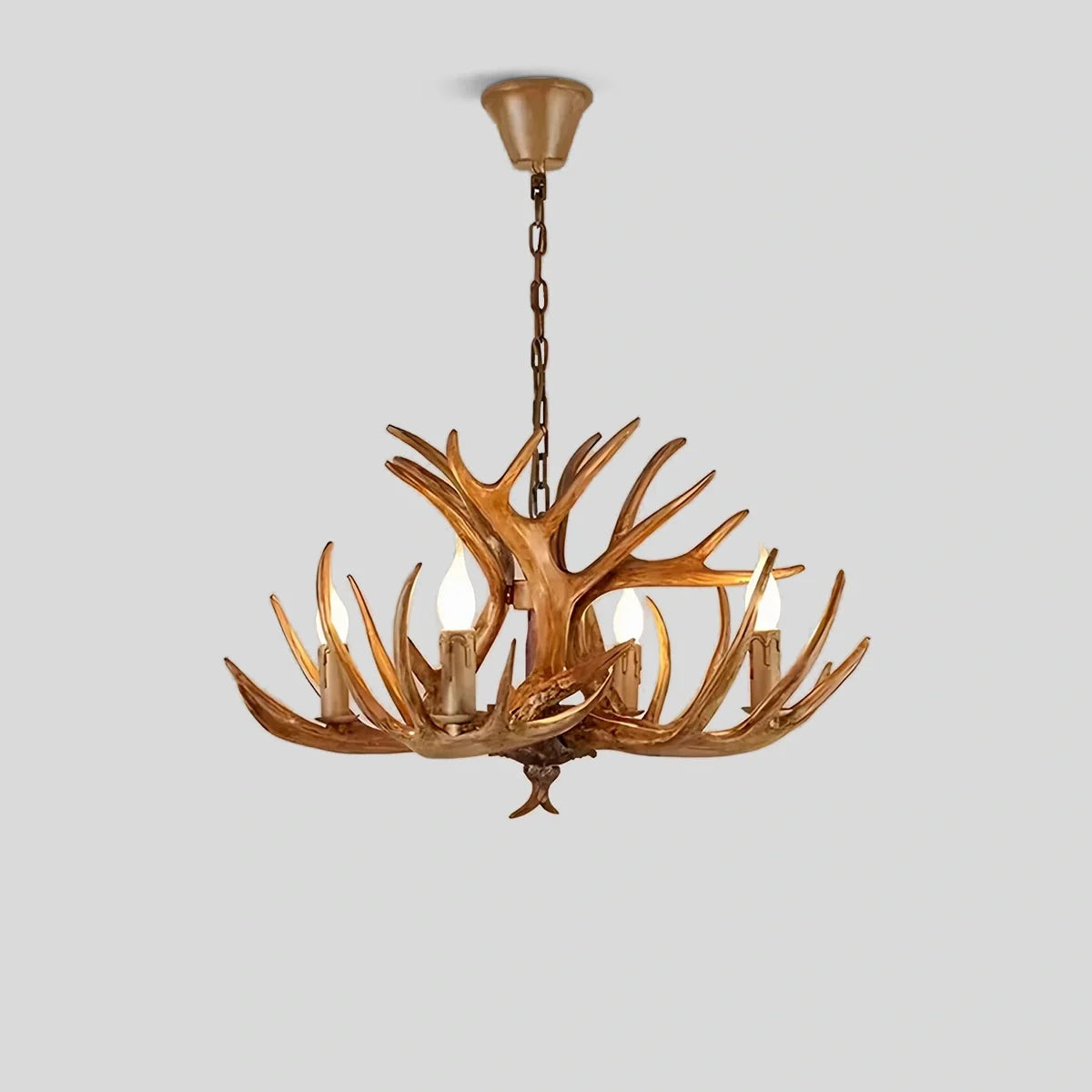 Antler Shape Resin Chandelier for Living Room