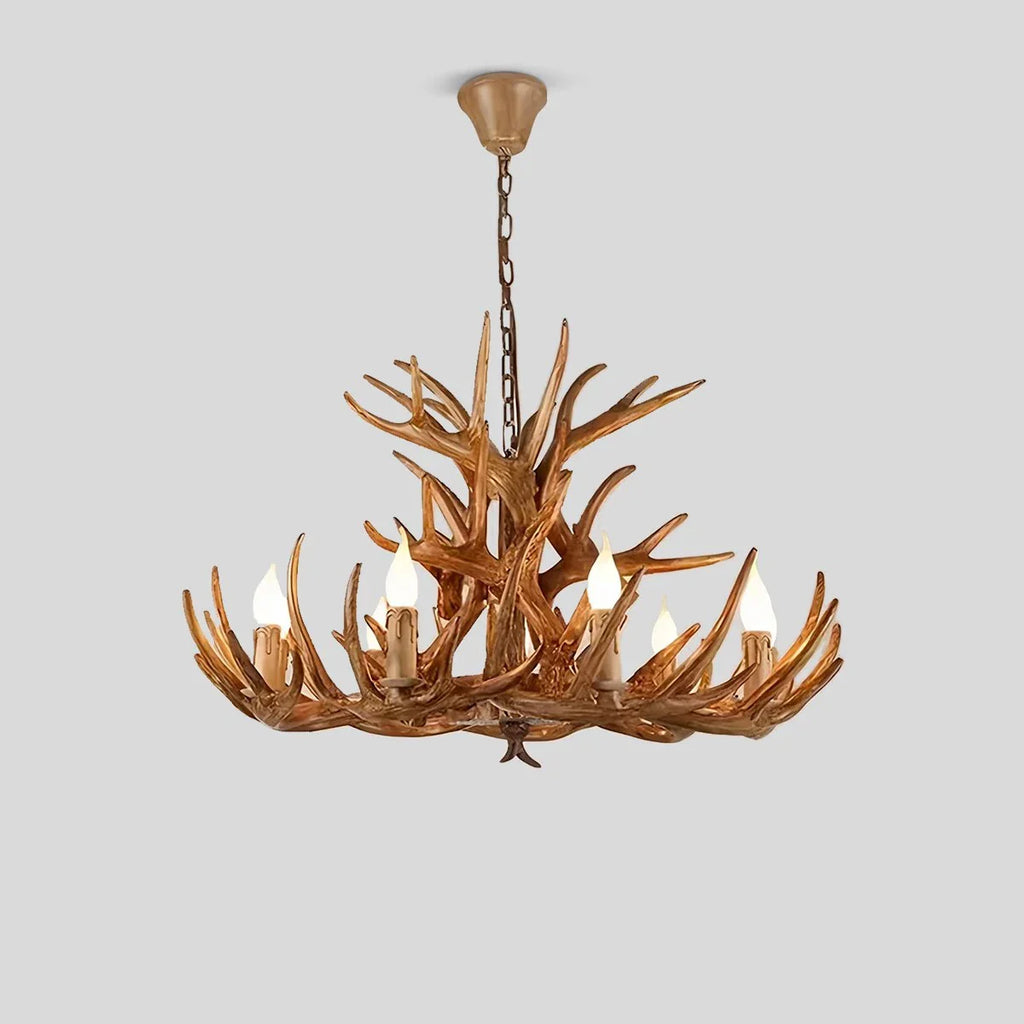 Antler Shape Resin Chandelier for Living Room