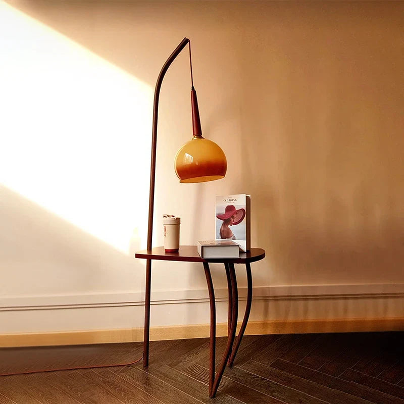 Grapefruit Shelf Floor Lamp