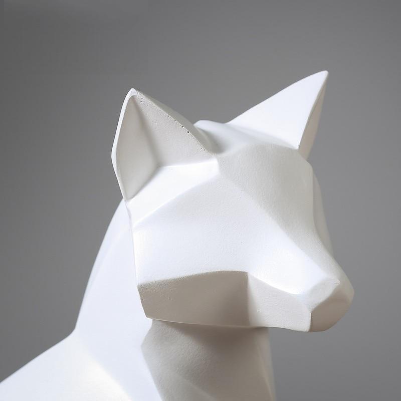 Geometric White Fox