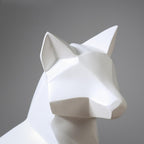 Geometric White Fox