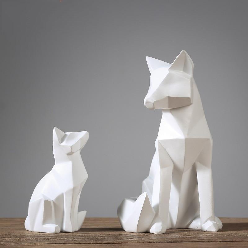 Geometric White Fox