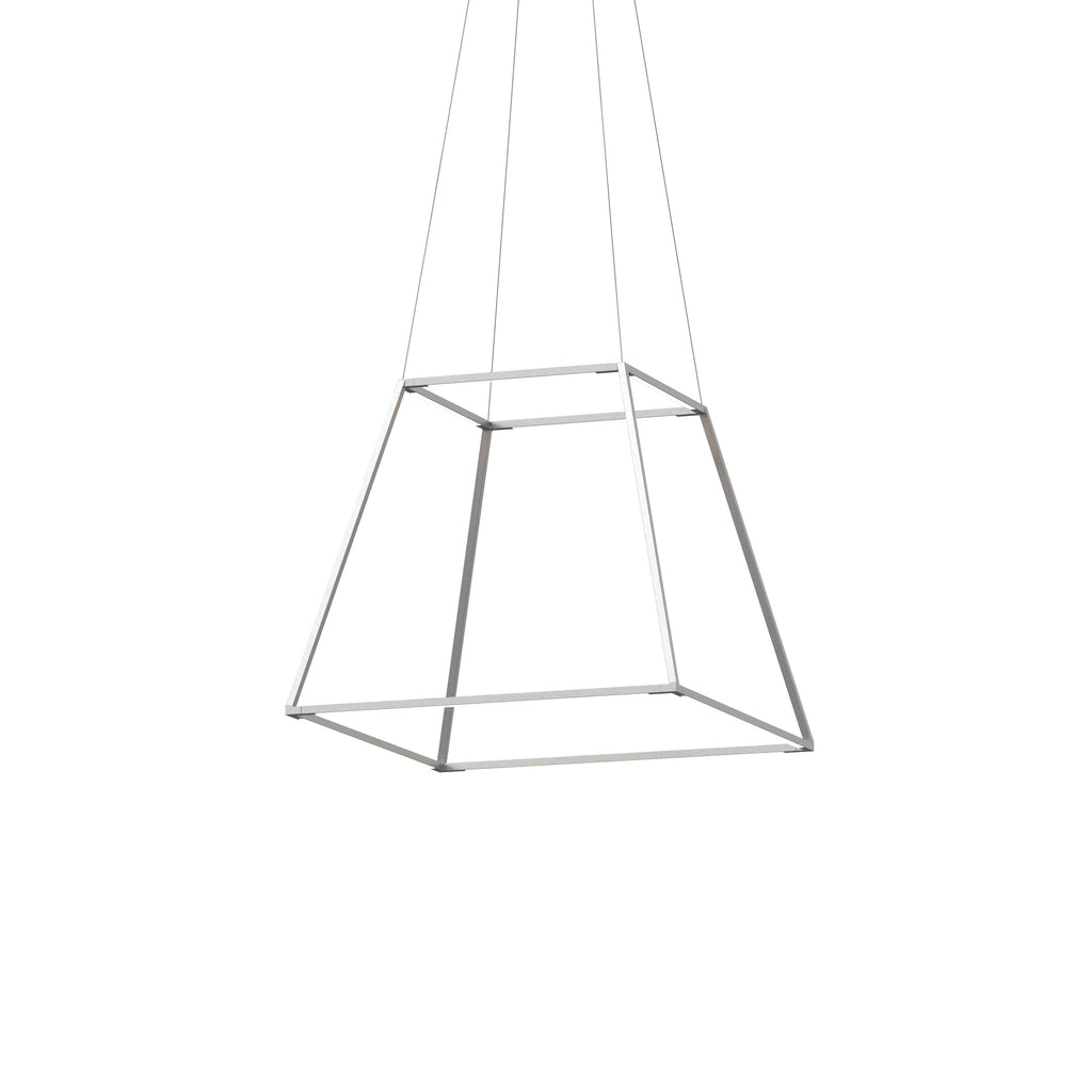 Z-Bar Rise Square Pendant Light