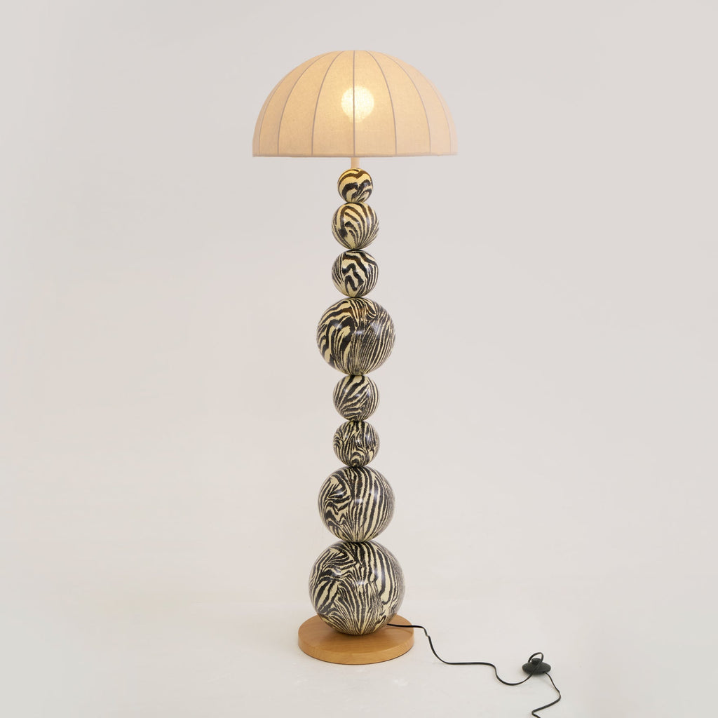 Zebra Floor Lamp