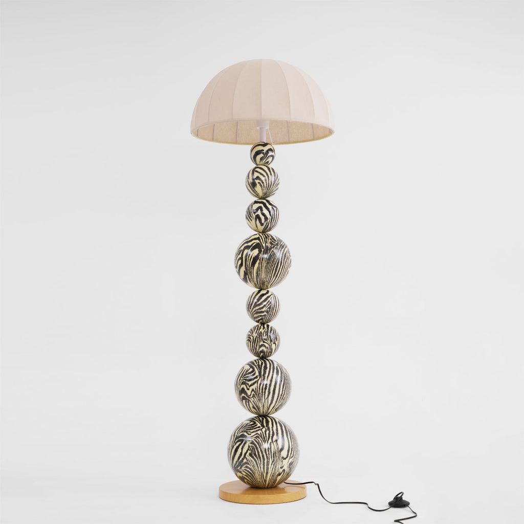 Zebra Floor Lamp