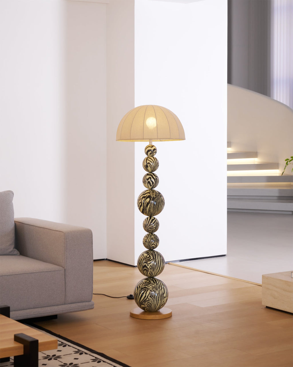 Zebra Floor Lamp