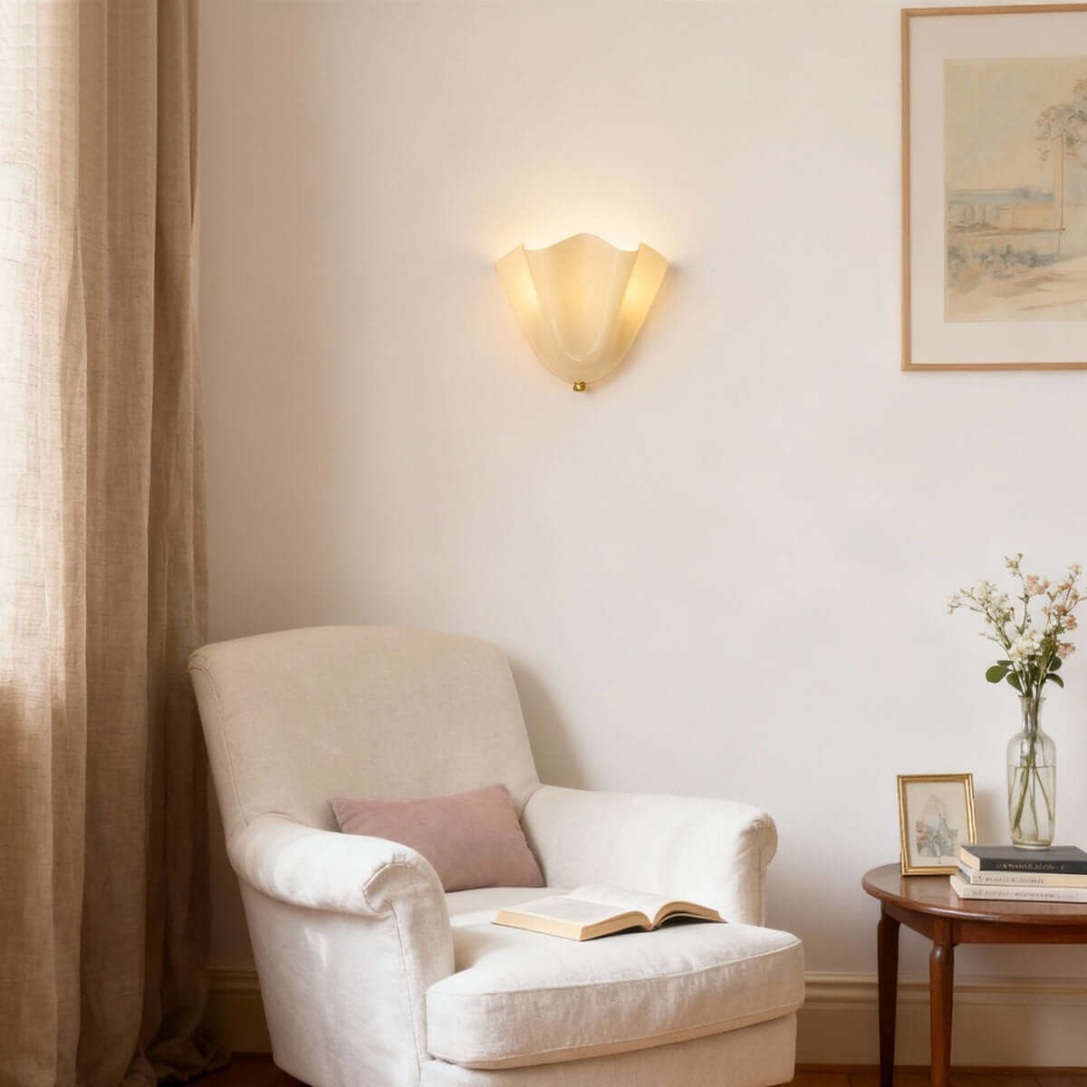 Zerane Ceramic Wall Sconce – Sculptural Indoor Wall Light
