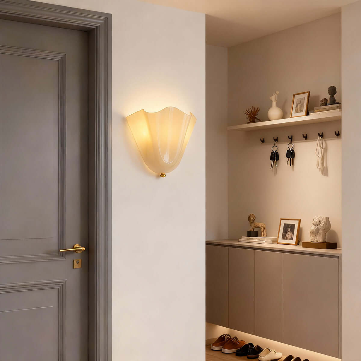 Zerane Ceramic Wall Sconce – Sculptural Indoor Wall Light