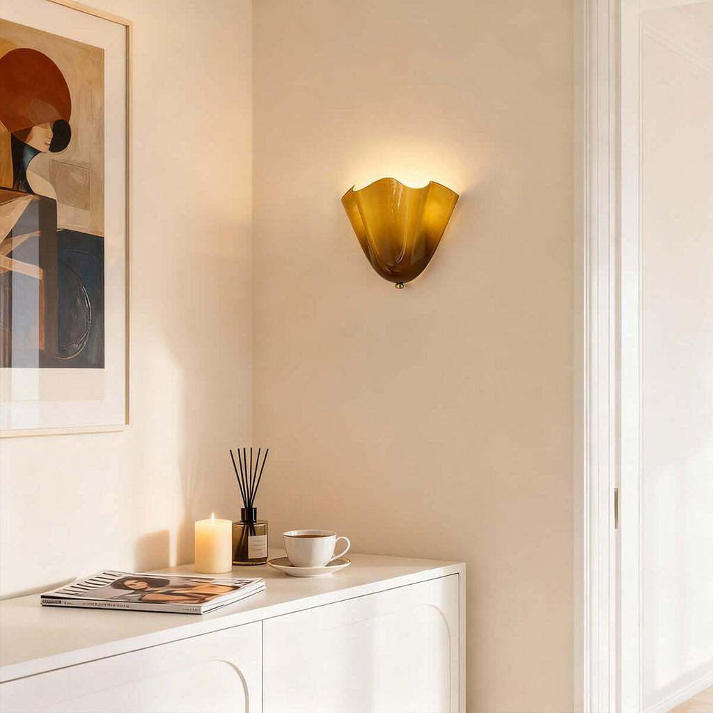 Zerane Ceramic Wall Sconce – Sculptural Indoor Wall Light