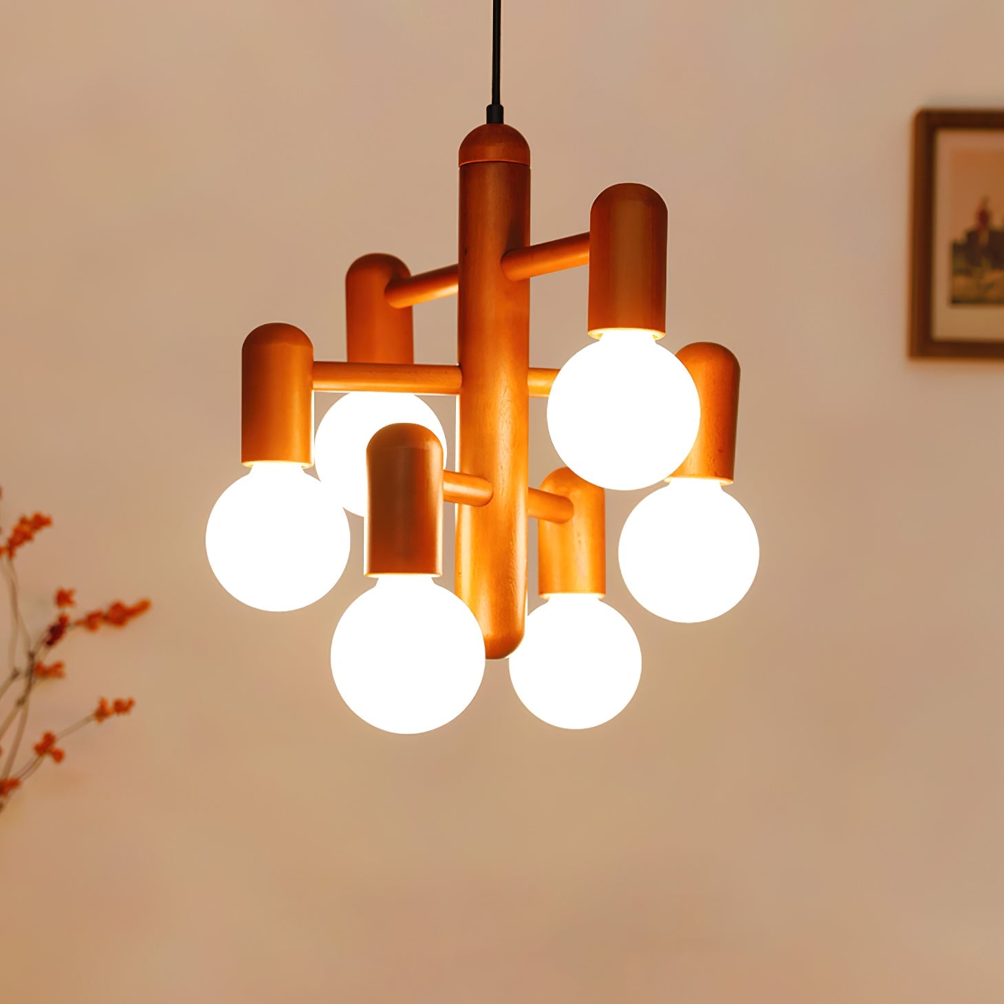 Zicbol Wood Pendant Light