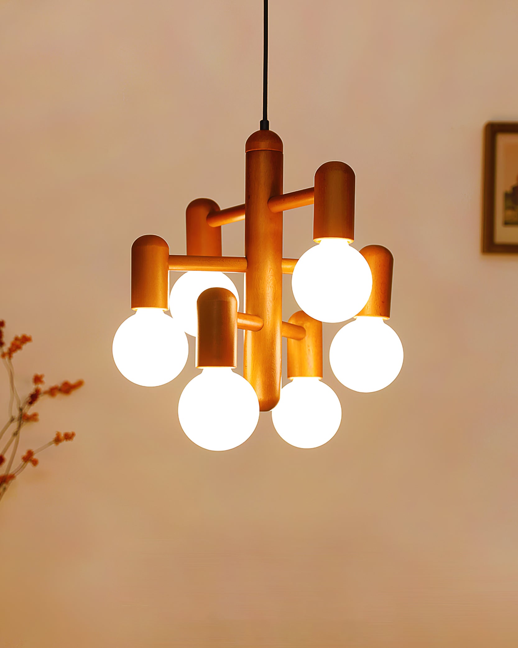 Zicbol Wood Pendant Light
