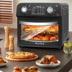 12.5 Quart 7-in-1 1500W Convection Toaster Oven Stainless Steel Black