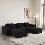 Cloud Velvet Modular Sofa Bed