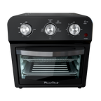 12.5 Quart 1500W Air Fryer Convection Toaster Oven 7-in-1 Stainless Steel Black