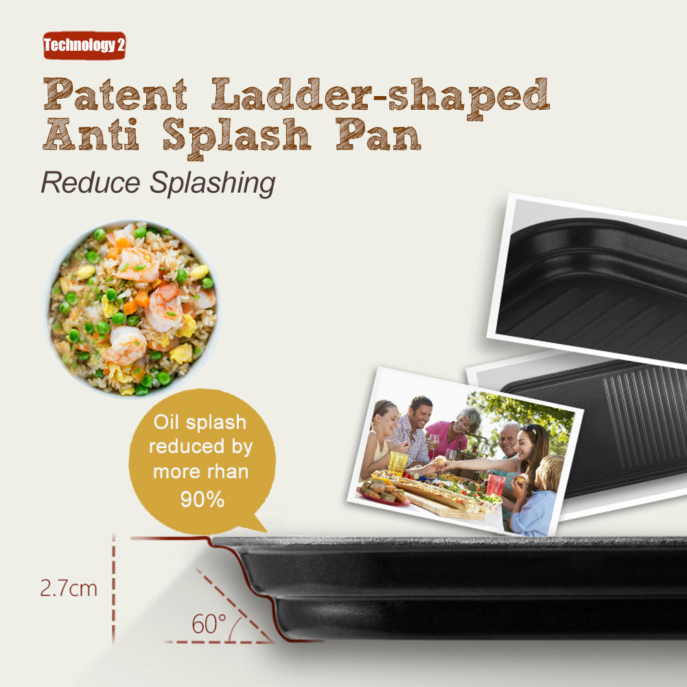 Raclette Electric Griddles Grill for 8 People